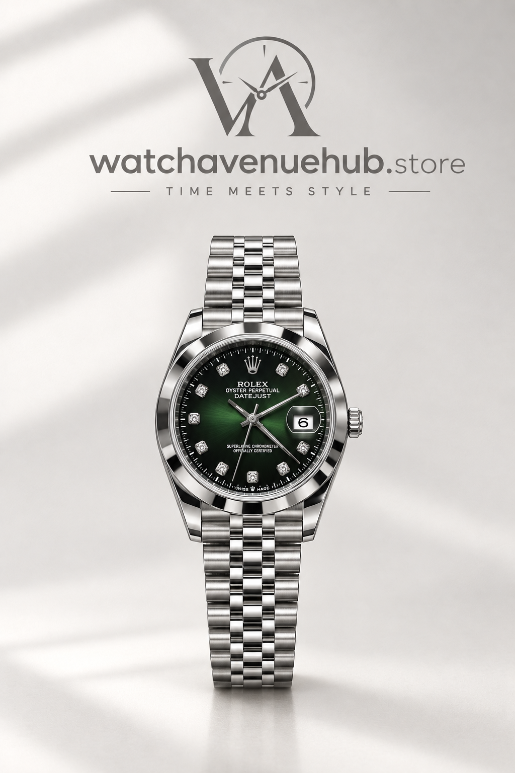 RLX Silver Elegance Datejust Watch