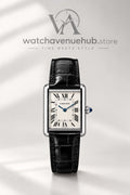 Cartier Tank Classic – Black Leather Edition