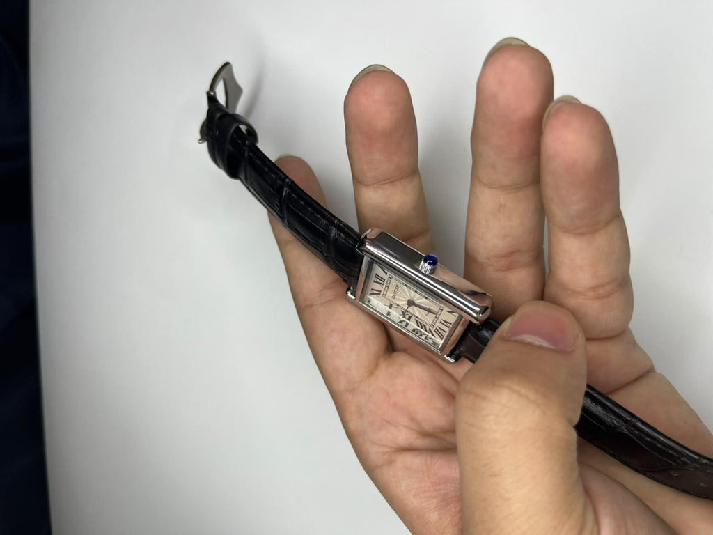 Cartier Tank Classic – Black Leather Edition