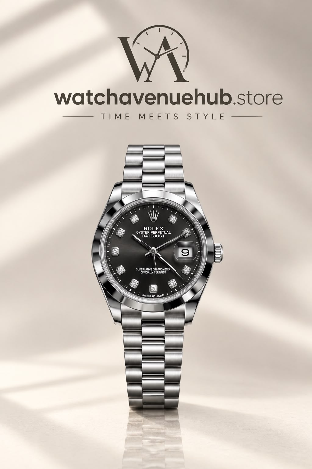 RLX Silver Elegance Datejust Watch