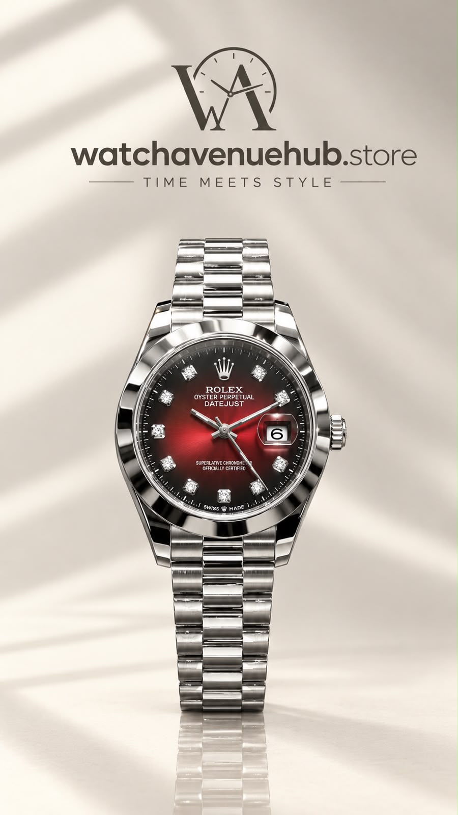RLX Silver Elegance Datejust Watch