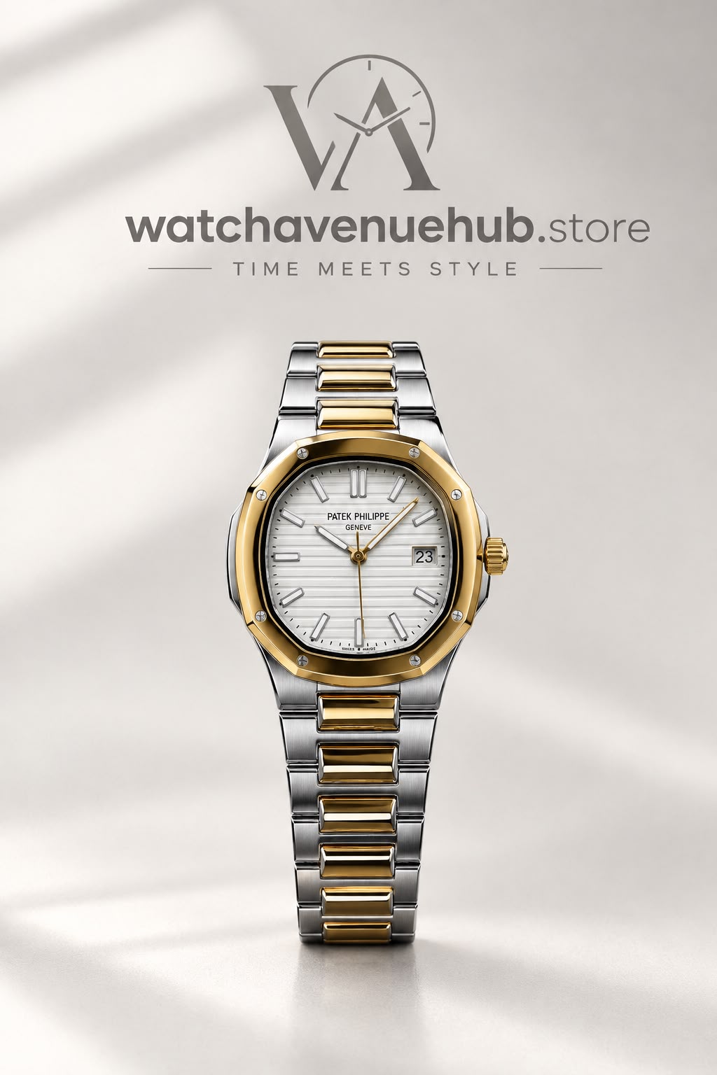 PP Nautilus Two-Tone With Different Color Dial