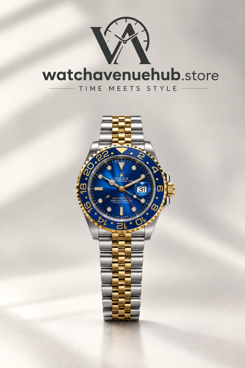 RLX Golden Prestige GMT – Two-Tone Luxury Watch