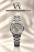 PP Silver Prestige Skeleton – Stainless Steel Watch