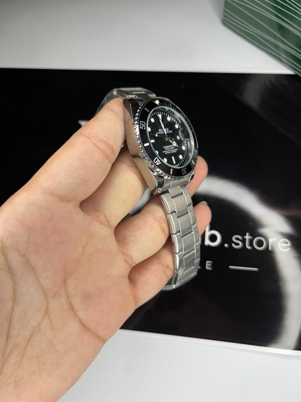 RLX Submariner Black Edition – Classic Stainless Steel