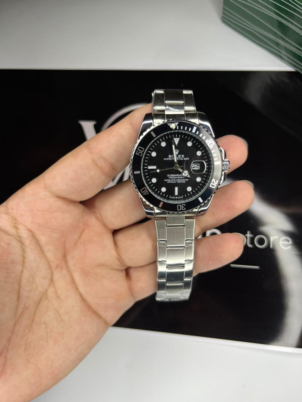 RLX Submariner Black Edition – Classic Stainless Steel