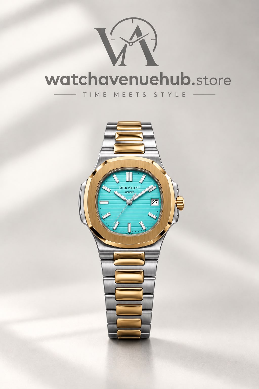 PP Nautilus Two-Tone With Different Color Dial