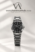 AP Luxury Silver Stainless Steel Black Dial Quartz Watch
